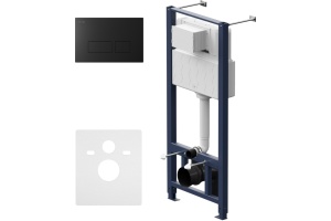 Система инсталляции для унитазов AM.PM Pro I012704.7038 с клавишей Pro S, черный матовый