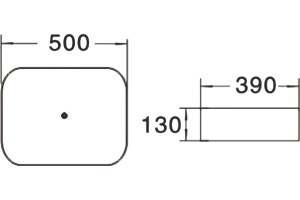 Раковина SantiLine SL-1051MG серая матовая - 2