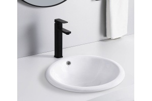 Раковина встраиваемая CeramaLux N 50 см белый (1203)