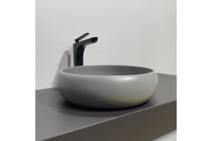 COMFORTY. Раковина COMFORTY 114MH светло серая матовая - 3