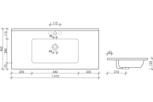 Раковина Ceramica Nova Element CN7003 - 2