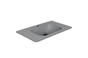 Мебельная раковина Vincea 80 серая