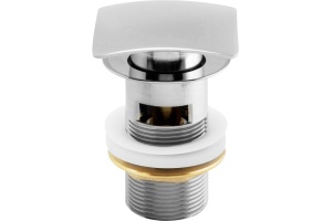 Донный клапан для раковины Allen Brau Infinity Square 5.21026-00 с переливом, хром