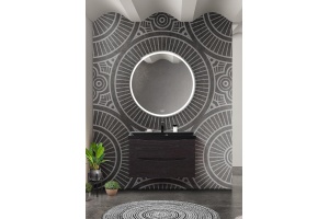 Комплект мебели Belbagno Marino 80 темное дерево - 2