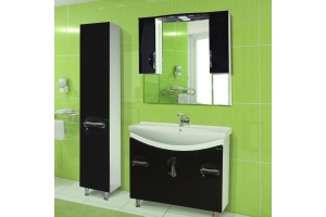 Мебель для ванной Bellezza Лагуна 105 черная