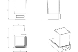 Стакан Boheme Q 10944-G - 2