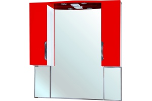Зеркало-шкаф Bellezza Лагуна 105 красный