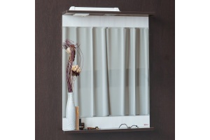 Зеркало Sanflor Толедо 60 венге, северное дерево светлое