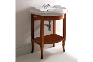 Тумба с раковиной Kerasan Retro с полкой 70, орех