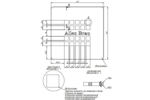 Накладка для сифона Allen Brau Priority серебро матовый - 2