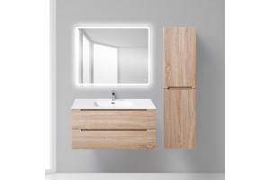 Тумба с раковиной BelBagno Etna 100 rovere bianco - 2