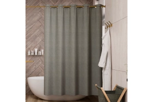 Штора для ванной Wasserkraft Isen 200х200 серый