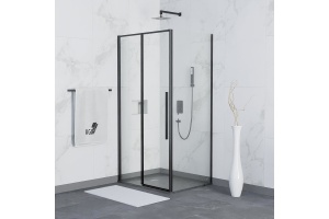 Душевой уголок RGW Stilvoll SV-42B 120x90 профиль черный стекло прозрачное - 2