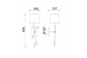 Бра Mantra Sabina 6180 - 2