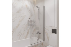 Шторка на ванну DIWO Коломна 4GW005 распашная, 60x150 - 3