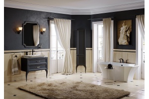 Зеркало Aqwella 5 stars LaDonna черное - 2