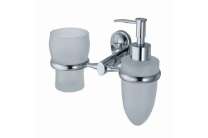 [ВЫВОД ИЗ АССОРТИМЕНТА] Аксесс Main K-9289 Держатель стакана и дозатора (блистер), хром, WasserKRAFT