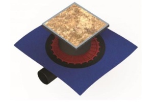 Душевой трап Berges Zentrum Keramik 15х15 под плитку