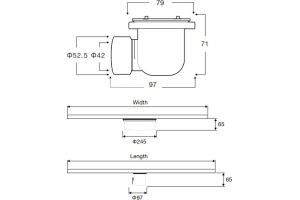Сифон для поддона Vincea Vsph-D611 с гидрозатвором - 3