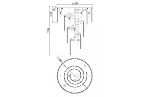 Потолочная люстра Maytoni Louis RC007CL-08CH - 2