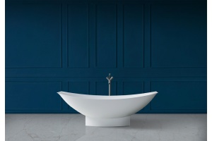 Ванна из искусственного камня Abber Stein 180х80 белый матовый - 2