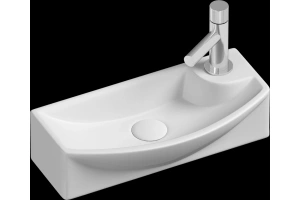 Раковина подвесная Ceramica Nova Element 45.5х22 белая левая