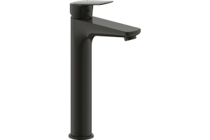 Смеситель Bravat Rhein F1429564BW-A-ENG для раковины, матовый черный