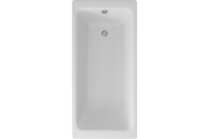 Чугунная ванна Delice Parallel 160х70 белая с ручками - 2