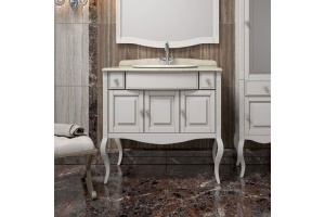 Тумба для комплекта Opadiris Лаура 100 белая матовая