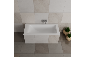 Ванна из литьевого мрамора Delice Diapason 150х70 белый - 3