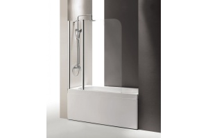 Шторка на ванну Cezares Eco O-V-11-120/140-P-Cr-L стекло punto - 2