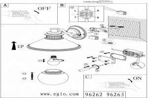 Уличный настенный светильник Eglo Albacete 96262 - 2