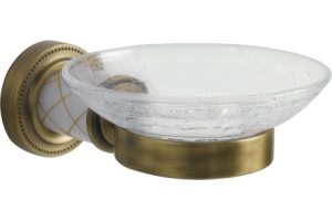 Мыльница настенная Boheme Murano бронза