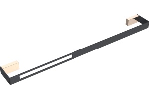 Полотенцедержатель Boheme Q 10942-G-B Gold & black