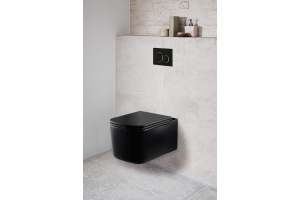 Унитаз подвесной Vincea Ultra VT1-32MB черный матовый - 2