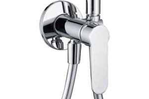 AF300-52С Aquanet Passion, смеситель встр. с гиг.душем (латунь), шланг 1,2м хром (243317) - 3