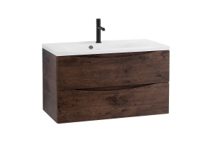 Тумба с раковиной BelBagno Marino 100 темное дерево - 2