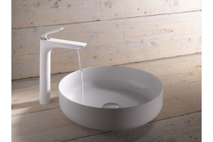 Смеситель для раковины Kludi  белый, хром (522969175) - 3