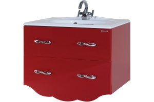 Мебель для ванной Bellezza Версаль 100 красная - 2