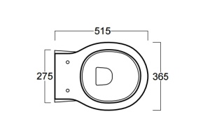 Сиденье для унитаза Simas LONDRA темное дерево с системой микролифт - 3