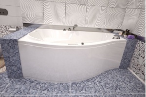 Акриловая ванна Aquanet Palma 170x90 R - 2