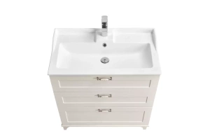 Тумба под раковину напольная Aquaton Леон 80 белый