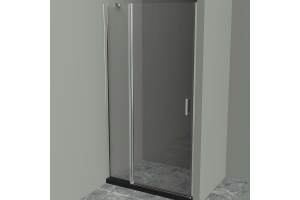 Душевая дверь BelBagno Uno 110 хром (UNO-B-12-40+70-C-Cr)