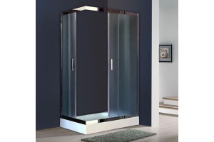 Душевой уголок Royal Bath HP 120х80 R с поддоном профиль хром стекло матовое