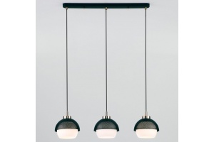 Подвесной светильник Eurosvet Nocciola 50106/3 античная бронза/черный