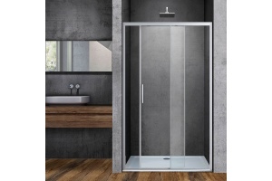 Душевая дверь в нишу Vincea Soft VDS-3SO140CL 140 см, стекло прозрачное, хром