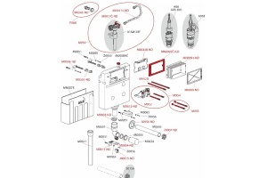 Смывной бачок AlcaPlast  (AM113) - 3