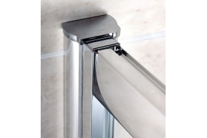 Шторка на ванну Cezares Pratico VF2 170/140 P Cr - 3