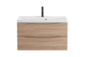 Тумба с раковиной Belbagno Marino 80 светлое дерево - 3