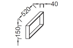 Полотенцедержатель Jacob Delafon Parallel (EB507-BME) - 3